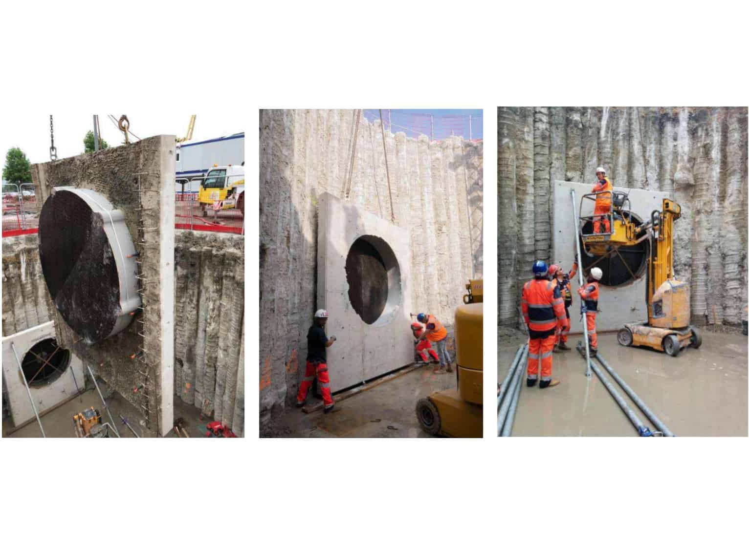 Tunnel boring machine starting bell in Rouen