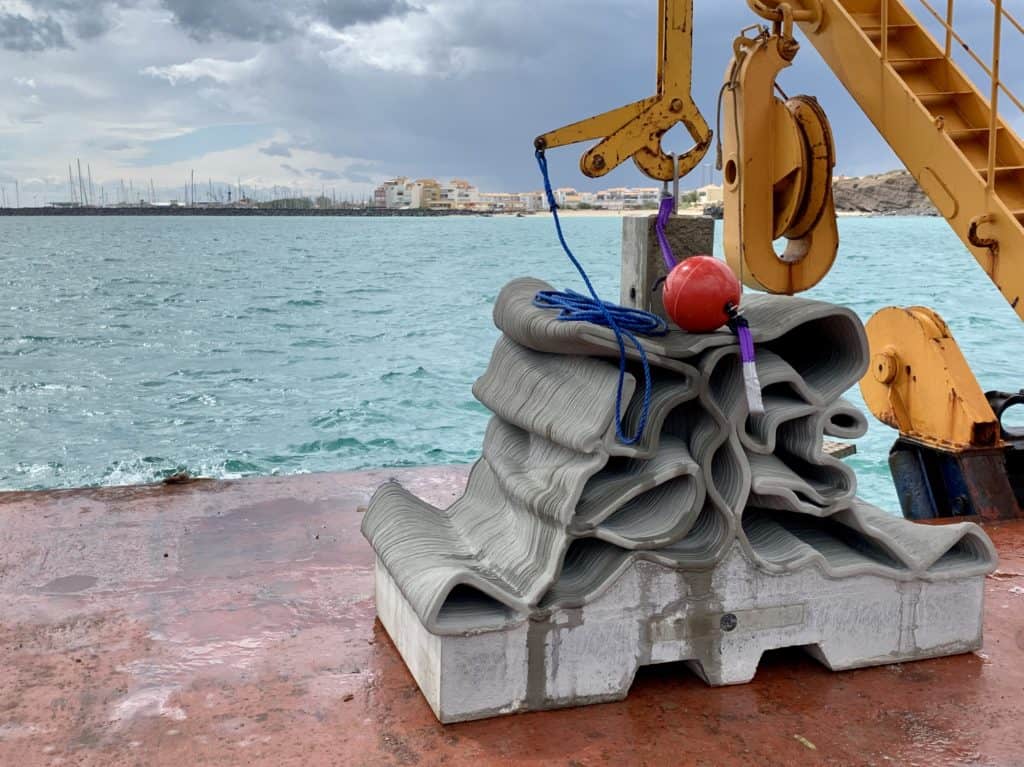 32 biomimetic reefs in Cap d'Agde