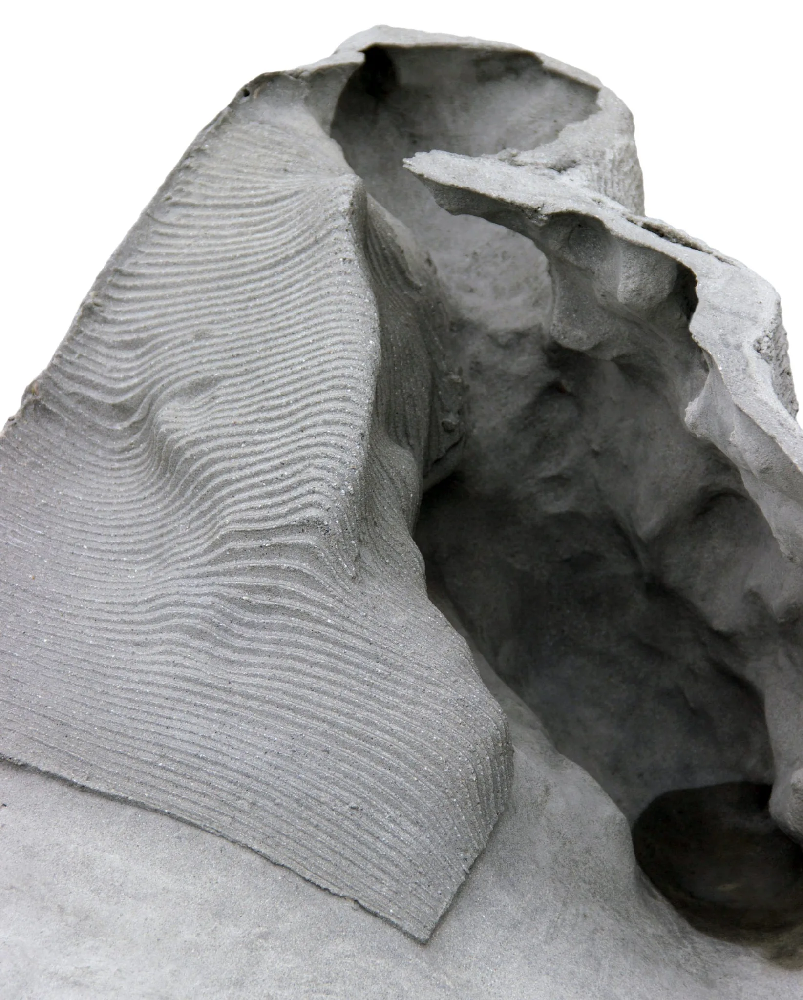 Clay moulds for concrete surfaces