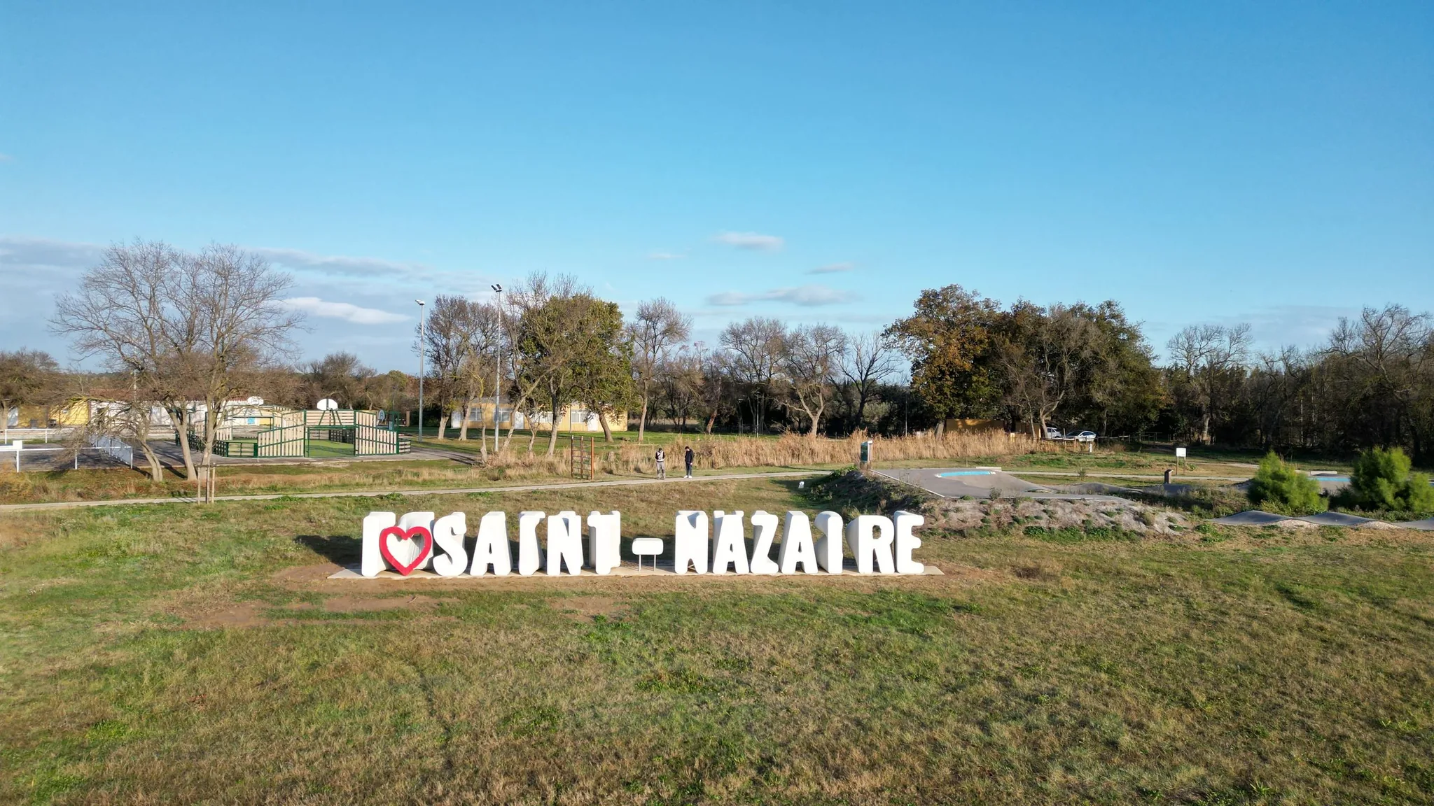 Giant 3D Concrete Letters