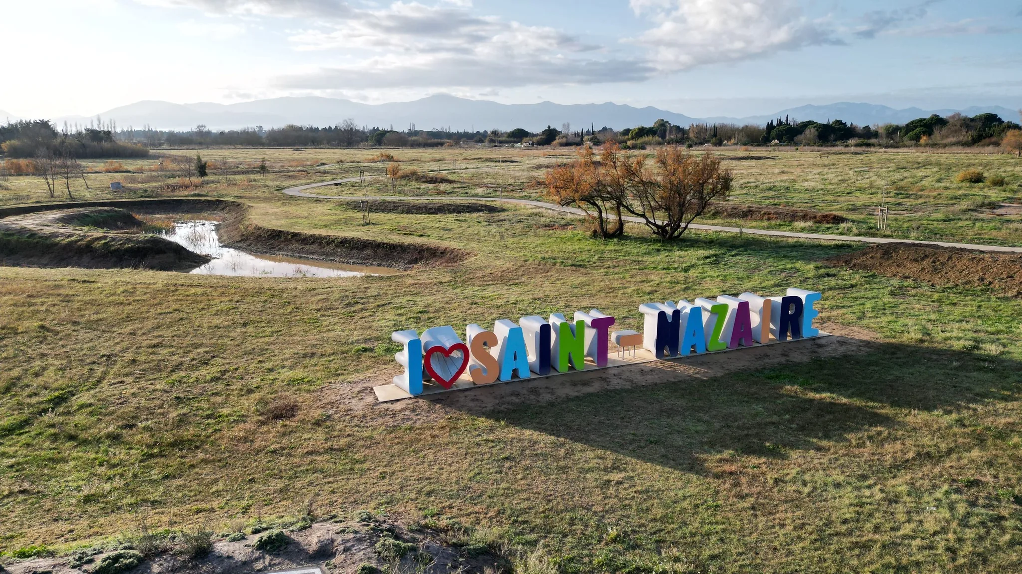 Giant 3D Concrete Letters