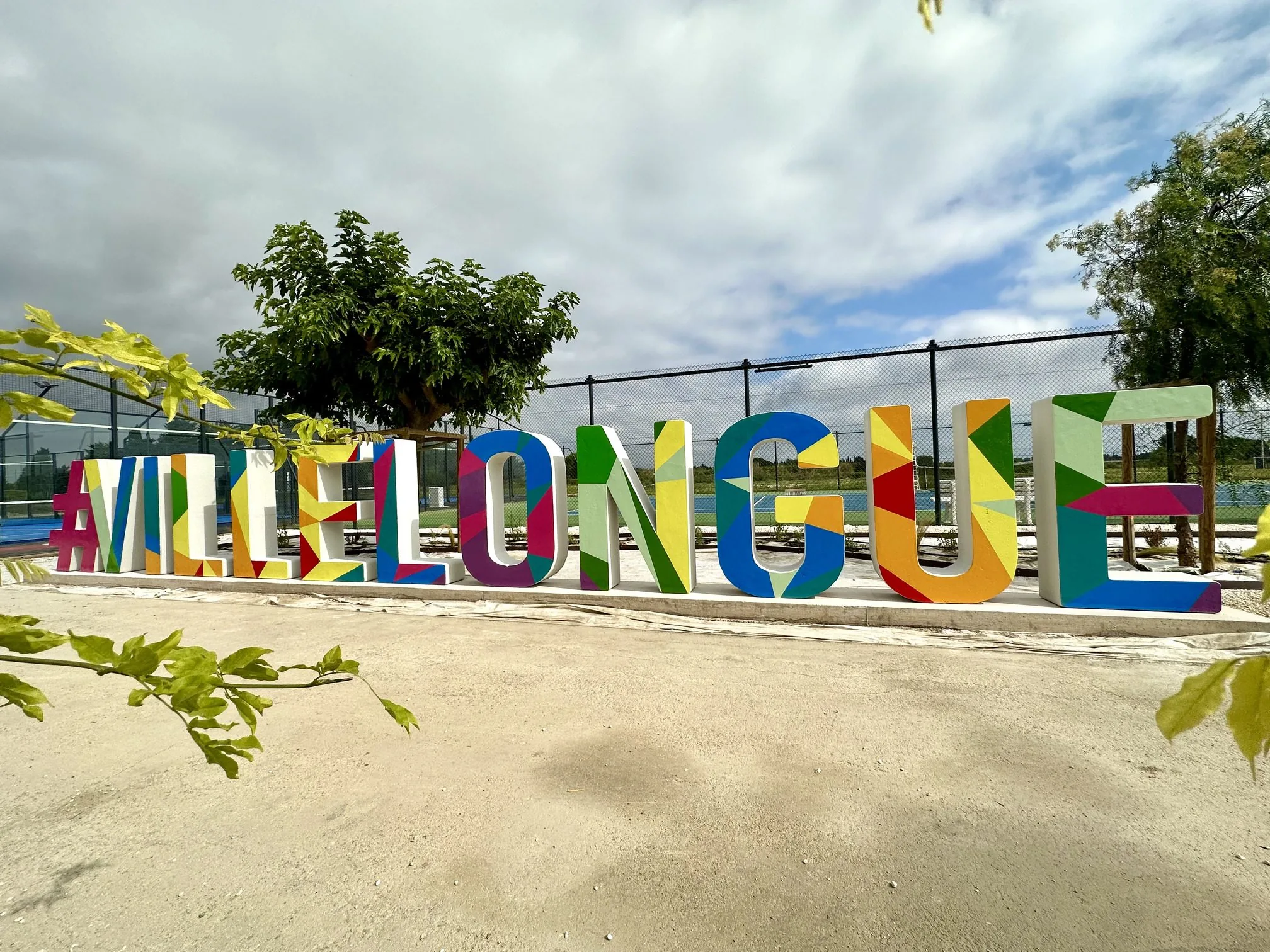 Giant 3D Concrete Letters
