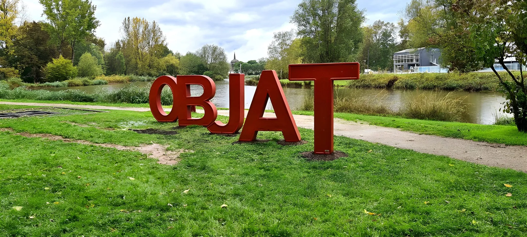 Giant 3D Concrete Letters