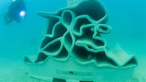 3D-printed concrete marine modules