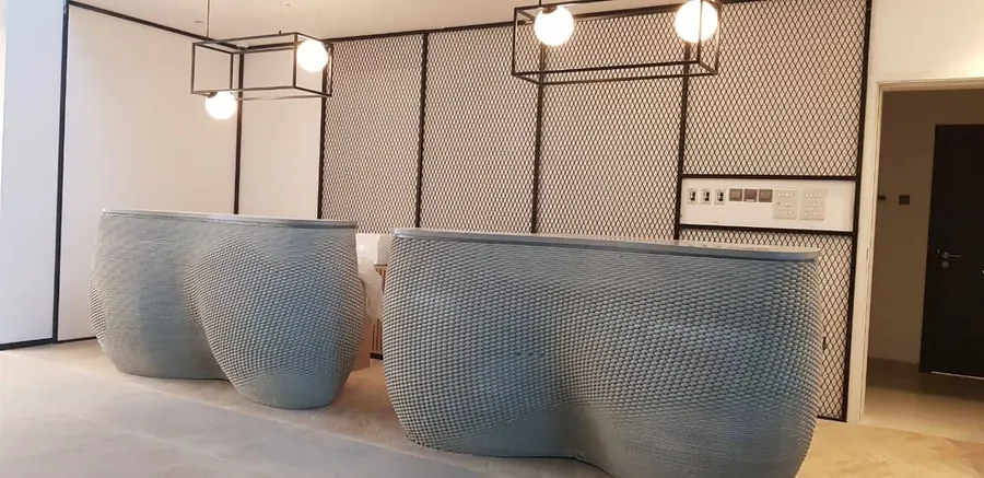 Hotel desk in Dubai